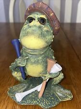 5” Frog Golf Caddy Figurine Collectible Souvenir The Tee Collector Hobby picture