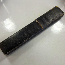 Vintage H. Boker & Co. King Cutter Straight Razor Solingen Ger. Gold Wash W/ Box picture