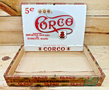 c. 1926 Vintage Antique Corco Cigar Box St Louis MO - Scarce Fred Obergoenner picture