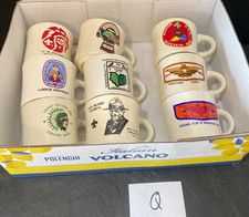 vintage Boy Scout Mug lot of 9 Conclave Council Lodge Trail Camp mugs picture