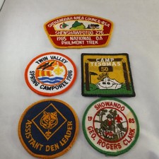 Vintage Boy Scout 80s Patch Lot (5 Patches) Philmont Trek, Camporee  (Used) picture