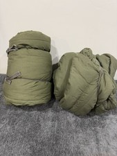 US Army Intermediate Cold Weather Sleeping Bag w Sleeping Hood 2 Pack Lot picture