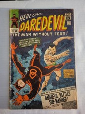 Daredevil 7 Marvel Comics April 1965 1st App Red Costume Sub-Mariner picture
