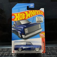 Hot Wheels Factory Sealed 2024 Super Treasure Hunt '83 Chevy Silverado Blue picture