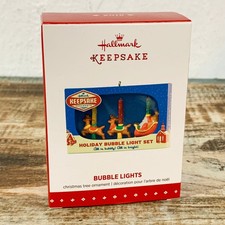 Hallmark Keepsake NIFTY FIFTIES Holiday Bubble Light Set Christmas Ornament 2015 picture
