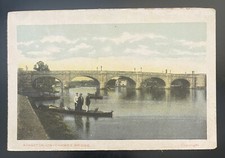 ENGLAND-KINGSTON ON THAMES BRIDGE-POST CARD-UNUSED-J1322 picture