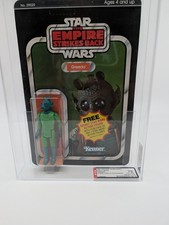 Vintage Kenner Star Wars AFA 75 ESB 21 Back Transition Card W/Large Circle EXT. picture