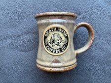 death wish coffee father time mug deneen pottery judge style sand glaze limited picture