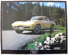 VINTAGE 1967 Chevrolet Corvette Poster 20 x 16 Collectors Choice Power Graphics picture