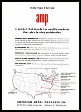 1957 AMP Allianceware Alliance Ohio Colton California Kilgore Texas Print Ad picture