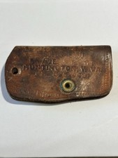 Vintage Golds Esso Gasoline Advertising Leather Keychain Huntington WV picture
