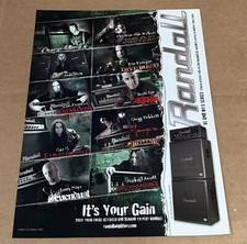 RANDALL AMPS - LYNCH / MAYO / AMOTT / TRIBBETT / WOLBERS  - 2008 Print Ad picture