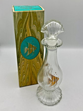 Vintage (1970s) AVON Sea Fantasy Glass Decanter With Original Box picture