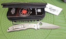 Spyderco Endura 4 Lockback Knife Titanium Damascus C10TIPD Genuine Damascus picture