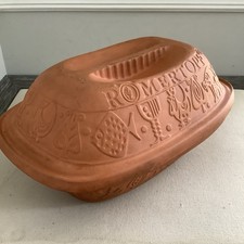 Romertopf #111 Clay 2 Quart Roaster Baker Reco Bay Keramik Mic & Oven Safe USA picture