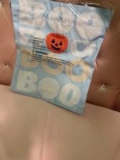 Lowe’s Limited GlowInTheDark Halloween Pumpkin Ghost TrickOrTreat BUCKET Totebag picture