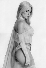 GUI CHAVES EMMA FROST FOIL ARTBOOK VIRGIN EXCLUSIVE VARIANT NM 2025 picture