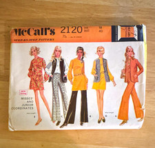McCall's 2120 Women's Misses & Junior Coordinates Sportswear Sewing Pattern picture