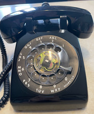 Vintage ITT Dynalec Corp Naval Sea Telephone Type A in Black *Sold As Is* picture