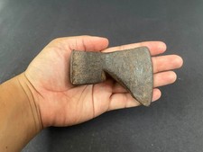 Old Vintage Hand Forged Rustic Iron Axe Hatchet / Axe Head Wood Cutter Tool PM32 picture