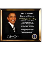44th President Barack Obama-Reprinted Autograph-Limited Edition #1 of #25 picture