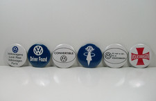 Lot of 6 Vintage Volkswagen VW Pinback Button - 2 1/4