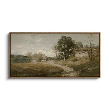 InSimSea Extra Large Framed Vintage Wall Art, Rustic Landscape,40x20in picture