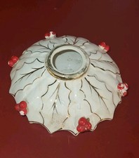 Vintage 1958 Holt Howard Holly Berry Wreath Candlestick Holder Japan picture