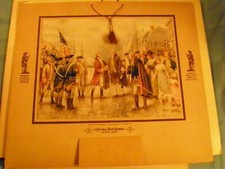 Vintage colonial trust co. lot of 4 1921 1932 1933 Calendar Antique G.Washington picture