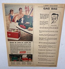 Vintage 1960s Coleman Outing Products Color Print Ad w/ King Sano Ad picture