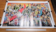 Eclipse Comics 10th Anniversary Commemorative Poster 1978-1988 picture