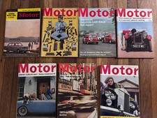 The Motor 1964 Vintage British Car Magazine Lot of 7 G to VG Condition picture