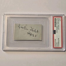 Gustav Holst Signed PSA DNA Autograph Composer The Planets Auto COA Rare picture