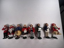 Byers Choice Carolers 9” Christmas Set Of 10 With 3 Tier Risers And Boxes RARE picture