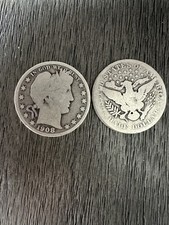 Split Coin Magic . Real Silver Barber Split Coin Trick , Teflon to slide nicely. picture