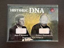 John F Kennedy JFK / Dwight Eisenhower  Historic Autographs Prime DNA Hair Relic picture