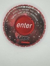 Vintage 1999 Zippo Millennium Y2K Lighter Not Controlled By Computers Mint Tin  picture