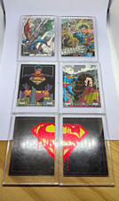 1992 SkyBox Superman A Memorial Tribute 6 Card Set S1 S2 S3 S4 F1 F2 🔥🔥🔥 picture