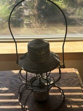 Antique D $ R G.R.R. oil lamp Handlan St. Louis. picture