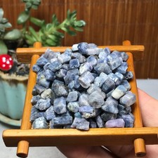 40Pcs Natural Blue Corundum Ruby Crystal Rough original Mineral Specimens A7354 picture