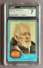 1977 Topps Star Wars Ben Obi-Wan Kenobi #6 Rookie RC CGC 7 NM picture