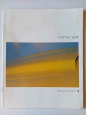 1987 Pontiac Dealer Sales Brochure 35 Pages GM Fiero Trans Am Bonneville GrandAm picture