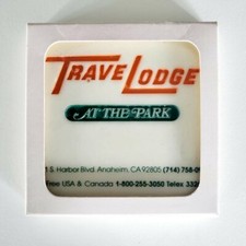 TraveLodge At The Park - Anaheim Motel - RARE - Tile Coaster  - Disneyland picture