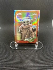 Topps 2024 Chrome Star Wars Mandalorian and Grogu Grogu MAGR-GRO picture