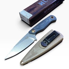 Benchmade Dacian 203 Blue Denim Micarta CPM-MagnaCut Stonewash Fixed Blade picture