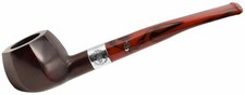 Peterson Irish Harp Sterling Silver Mounted Small Lightweight 'Panel' Pipe 3070 picture