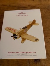 Hallmark Keepsake Ornament 2019 Wedell-Williams Model 44 Sky's the Limit #23 picture