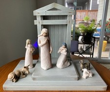 Willow Tree Demdaco Nativity set and creche Susan Lordi 1999 picture