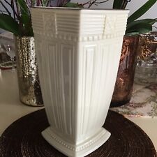 Lenox Forum Collection Large Vase Ivory Porcelain Silver Accent USA Stunning picture