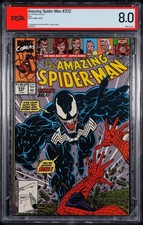 AMAZING SPIDER-MAN #332 PSA 8.0 May 1990 1st app. Venom with a Long Tongue picture